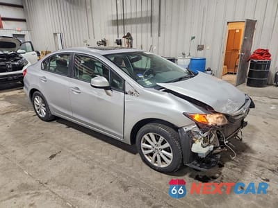 Czwarte zdjęcie samochodu z boku: 2012 HONDA CIVIC EXL VIN:19XFB2F96CE308369 - miniatura