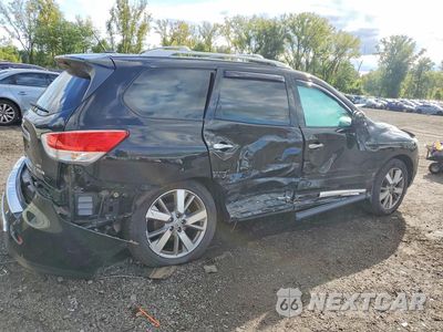 Trzecie zdjęcie samochodu z tyłu: 2015 NISSAN PATHFINDER S VIN:5N1AR2MM7FC714455 - miniatura