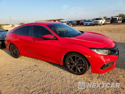 Czwarte zdjęcie samochodu z boku: 2020 HONDA CIVIC SPORT VIN:2HGFC2F84LH564679 - miniatura