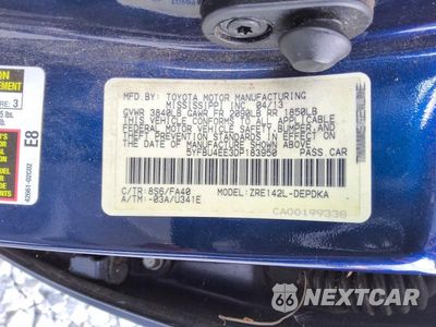 Zdjęcie 12 z 13 samochodu: 2013 TOYOTA COROLLA L VIN:5YFBU4EE3DP183950 - miniatura