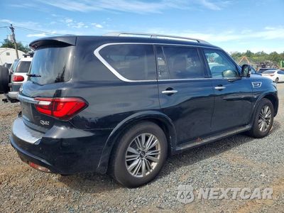 Trzecie zdjęcie samochodu z tyłu: 2019 INFINITI QX80 LUXE VIN:JN8AZ2NE4K9236700 - miniatura