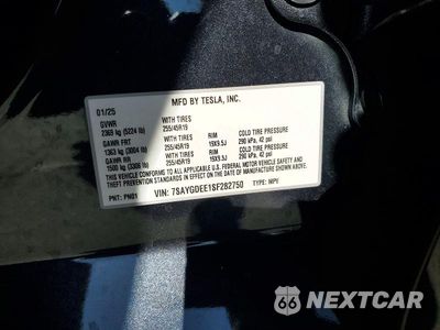 Zdjęcie 12 z 12 samochodu: 2025 TESLA MODEL Y VIN:7SAYGDEE1SF282750 - miniatura