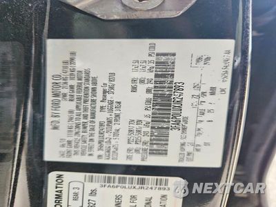 Zdjęcie 12 z 12 samochodu: 2018 FORD FUSION SE HYBRID VIN:3FA6P0LUXJR247893 - miniatura