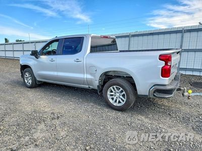 Drugie zdjęcie samochodu z przodu: 2021 CHEVROLET SILVERADO C1500 LT VIN:3GCPWCEK6MG447670 - miniatura