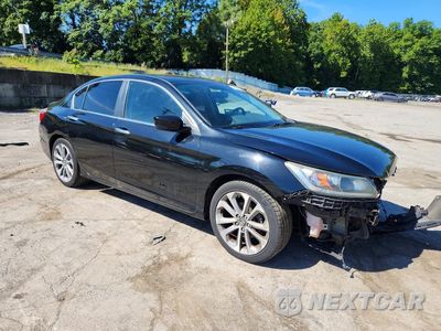 Czwarte zdjęcie samochodu z boku: 2014 HONDA ACCORD SPORT VIN:1HGCR2F57EA097010 - miniatura