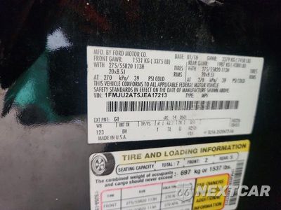 Zdjęcie 14 z 14 samochodu: 2018 FORD EXPEDITION LIMITED VIN:1FMJU2AT5JEA17213 - miniatura