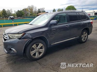 2012 TOYOTA HIGHLANDER LIMITED 5TDDK3EH0CS154642 - główne zdjęcie licytacji z USA - miniatura