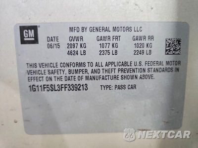 Zdjęcie 12 z 12 samochodu: 2015 CHEVROLET MALIBU LTZ VIN:1G11F5SL3FF339213 - miniatura