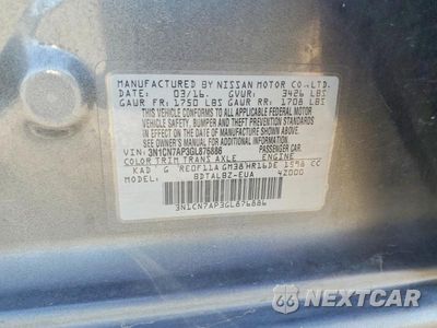 Zdjęcie 12 z 12 samochodu: 2016 NISSAN VERSA 1.6 SV VIN:3N1CN7AP3GL876886 - miniatura