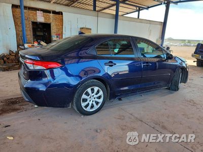 Trzecie zdjęcie samochodu z tyłu: 2020 TOYOTA COROLLA LE VIN:5YFEPRAE6LP054624 - miniatura