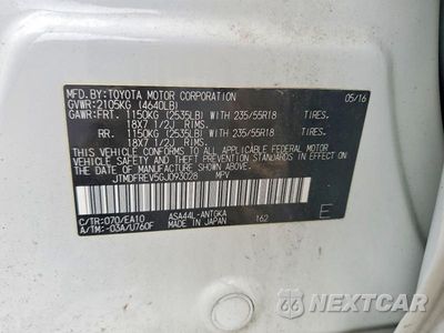 Zdjęcie 14 z 14 samochodu: 2016 TOYOTA RAV4 LIMITED VIN:JTMDFREV5GJ093028 - miniatura