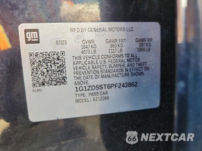 Zdjęcie 12 z 12 samochodu: 2023 CHEVROLET MALIBU LT VIN:1G1ZD5ST6PF243862 - miniatura