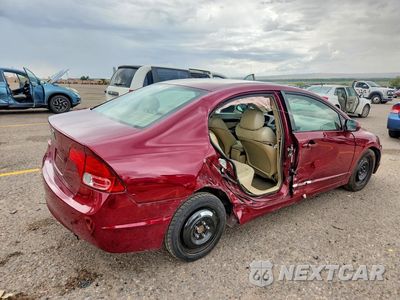 Trzecie zdjęcie samochodu z tyłu: 2008 HONDA CIVIC LX VIN:1HGFA16578L039518 - miniatura