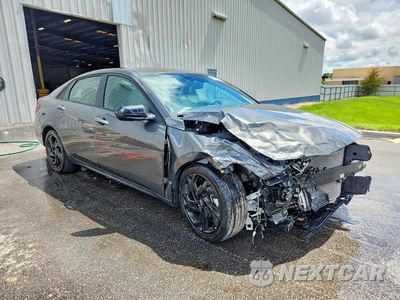Czwarte zdjęcie samochodu z boku: 2026 HYUNDAI ELANTRA SEL SPORT VIN:KMHLM4DG3TU229507 - miniatura
