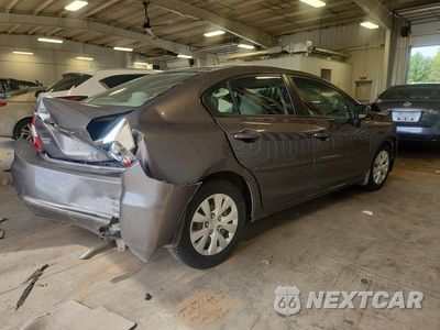 Trzecie zdjęcie samochodu z tyłu: 2012 HONDA CIVIC LX VIN:19XFB2F5XCE078333 - miniatura