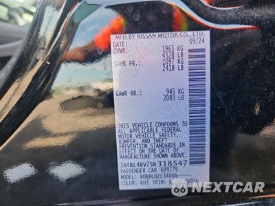 Zdjęcie 13 z 13 samochodu: 2025 NISSAN ALTIMA S VIN:1N4BL4BV7SN318547 - miniatura