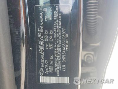 Zdjęcie 12 z 12 samochodu: 2022 HYUNDAI ELANTRA SEL VIN:5NPLS4AG5NH085051 - miniatura