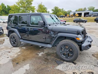 Czwarte zdjęcie samochodu z boku: 2019 JEEP WRANGLER UNLIMITED SAHARA VIN:1C4HJXEGXKW638500 - miniatura