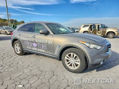 Czwarte zdjęcie samochodu z boku: 2015 INFINITI QX70 BASE VIN:JN8CS1MU7FM380812 - miniatura