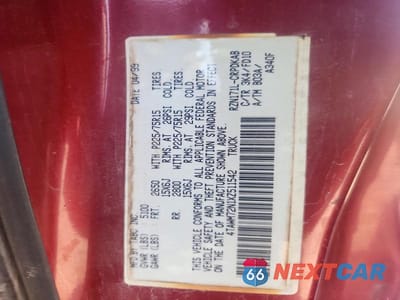 Zdjęcie 12 z 12 samochodu: 1999 TOYOTA TACOMA BASE VIN:4TAWM72N1XZ511542 - miniatura