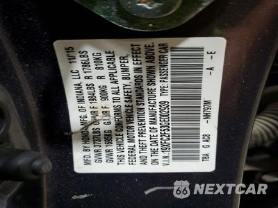 Zdjęcie 12 z 12 samochodu: 2016 HONDA CIVIC LX VIN:19XFC2F53GE002939 - miniatura