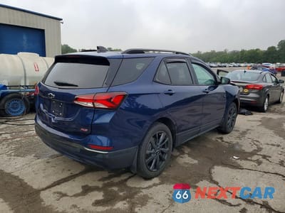 Trzecie zdjęcie samochodu z tyłu: 2023 CHEVROLET EQUINOX RS VIN:3GNAXWEG6PL110757 - miniatura