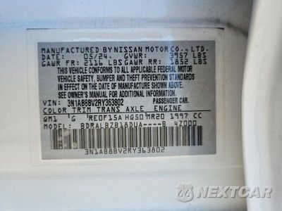 Zdjęcie 12 z 12 samochodu: 2024 NISSAN SENTRA S VIN:3N1AB8BV2RY363802 - miniatura