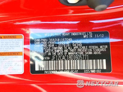 Zdjęcie 13 z 13 samochodu: 2013 SUBARU BRZ 2.0 LIMITED VIN:JF1ZCAC18D1605771 - miniatura