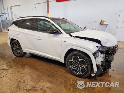Czwarte zdjęcie samochodu z boku: 2024 HYUNDAI TUCSON N LINE VIN:KM8JFCD15RU161212 - miniatura