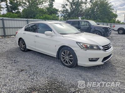 Czwarte zdjęcie samochodu z boku: 2013 HONDA ACCORD EXL VIN:1HGCR3F81DA043880 - miniatura