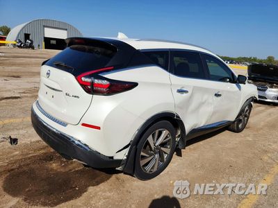 Trzecie zdjęcie samochodu z tyłu: 2019 NISSAN MURANO SL VIN:5N1AZ2MS1KN140402 - miniatura