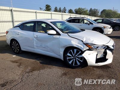 Czwarte zdjęcie samochodu z boku: 2022 NISSAN SENTRA SV VIN:3N1AB8CV6NY223339 - miniatura
