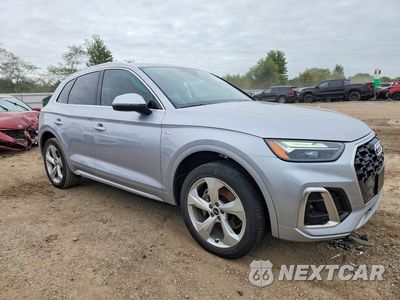 Czwarte zdjęcie samochodu z boku: 2022 AUDI Q5 PREMIUM PLUS 45 VIN:WA1EAAFY4N2052033 - miniatura