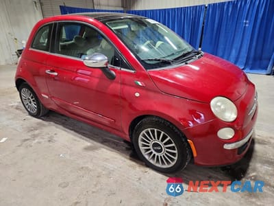 Czwarte zdjęcie samochodu z boku: 2012 FIAT 500 LOUNGE VIN:3C3CFFCR3CT117897 - miniatura