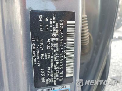 Zdjęcie 13 z 13 samochodu: 2022 KIA K5 LXS VIN:5XXG14J21NG094284 - miniatura