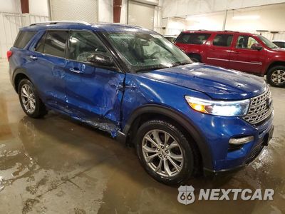 Czwarte zdjęcie samochodu z boku: 2022 FORD EXPLORER LIMITED VIN:1FMSK8FHXNGB54661 - miniatura