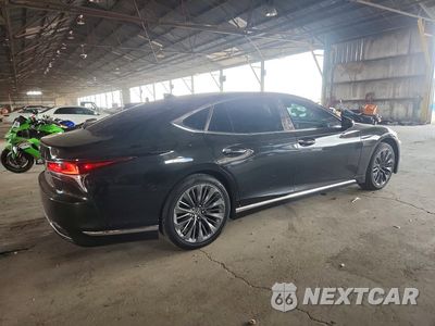 Trzecie zdjęcie samochodu z tyłu: 2018 LEXUS LS 500H VIN:JTHBYLFF0J5001019 - miniatura