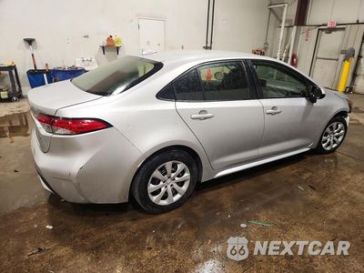 Trzecie zdjęcie samochodu z tyłu: 2022 TOYOTA COROLLA LE VIN:JTDEPMAE8NJ202363 - miniatura