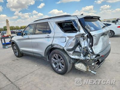 Drugie zdjęcie samochodu z przodu: 2021 FORD EXPLORER XLT VIN:1FMSK7DH4MGC10458 - miniatura