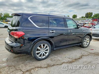 Trzecie zdjęcie samochodu z tyłu: 2014 INFINITI QX80 BASE VIN:JN8AZ2NE6E9068482 - miniatura