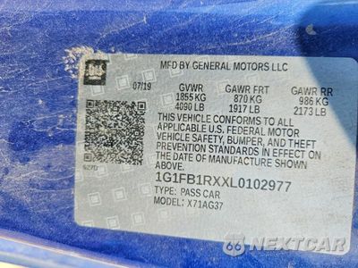 Zdjęcie 12 z 12 samochodu: 2020 CHEVROLET CAMARO LS VIN:1G1FB1RXXL0102977 - miniatura