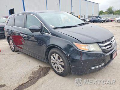 Czwarte zdjęcie samochodu z boku: 2017 HONDA ODDYSSEY VIN:5FNRL5H36HB006196 - miniatura
