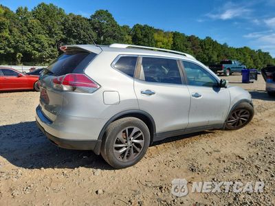 Trzecie zdjęcie samochodu z tyłu: 2016 NISSAN ROGUE SL VIN:5N1AT2MV7GC916692 - miniatura
