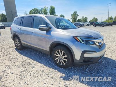 Czwarte zdjęcie samochodu z boku: 2021 HONDA PILOT EXL VIN:5FNYF6H59MB009730 - miniatura