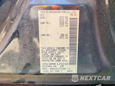 Zdjęcie 13 z 13 samochodu: 2017 NISSAN ALTIMA 2.5 SR VIN:1N4AL3AP6HC120166 - miniatura