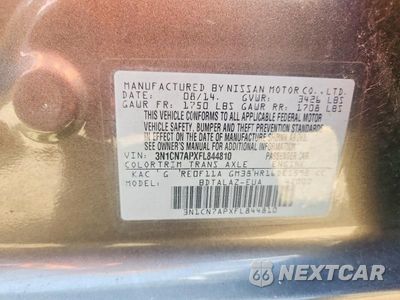 Zdjęcie 12 z 12 samochodu: 2015 NISSAN VERSA 1.6 S PLUS VIN:3N1CN7APXFL844810 - miniatura