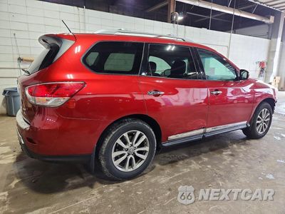 Trzecie zdjęcie samochodu z tyłu: 2016 NISSAN PATHFINDER SL VIN:5N1AR2MM8GC626953 - miniatura