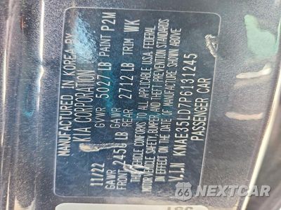 Zdjęcie 13 z 13 samochodu: 2023 KIA STINGER GT LINE VIN:KNAE35LD7P6131245 - miniatura