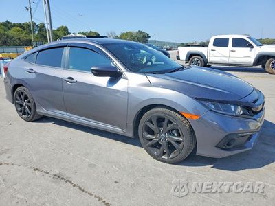 Czwarte zdjęcie samochodu z boku: 2019 HONDA CIVIC SPORT VIN:2HGFC2F81KH502798 - miniatura