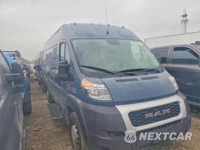 Czwarte zdjęcie samochodu z boku: 2021 RAM PROMASTER 3500 DELIVERY VAN VIN:3C6MRVJG2ME586477 - miniatura